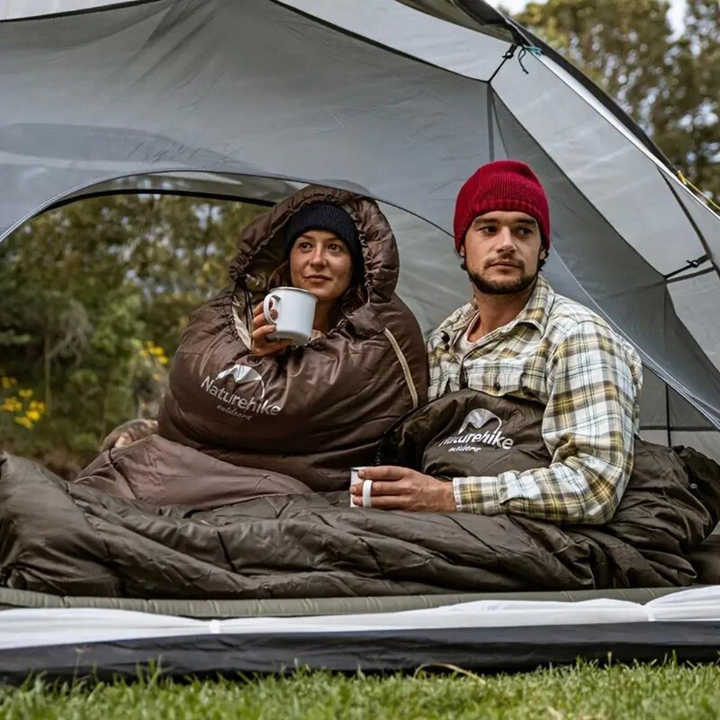 Mummy Sleeping Bag - AlpineTrail-Gray-Nora Luxe