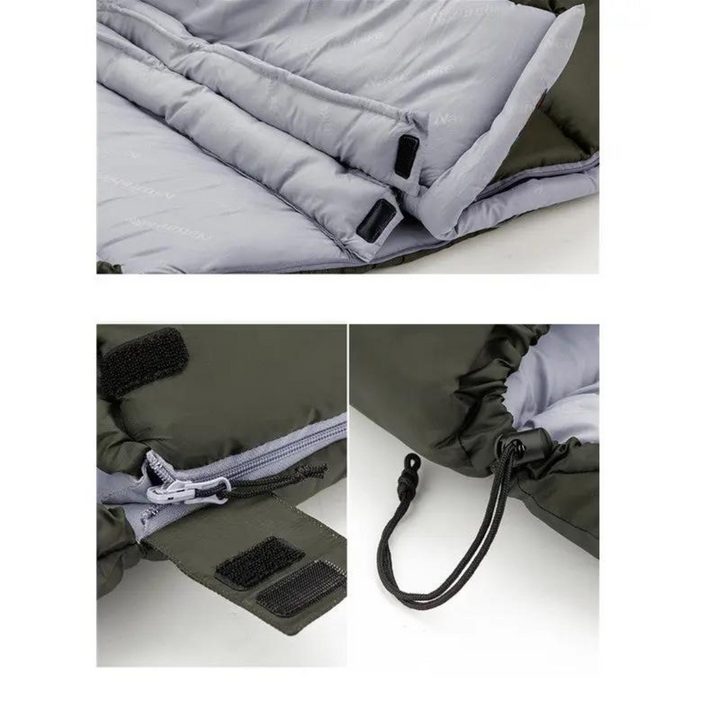 Mummy Sleeping Bag - AlpineTrail-Gray-Nora Luxe