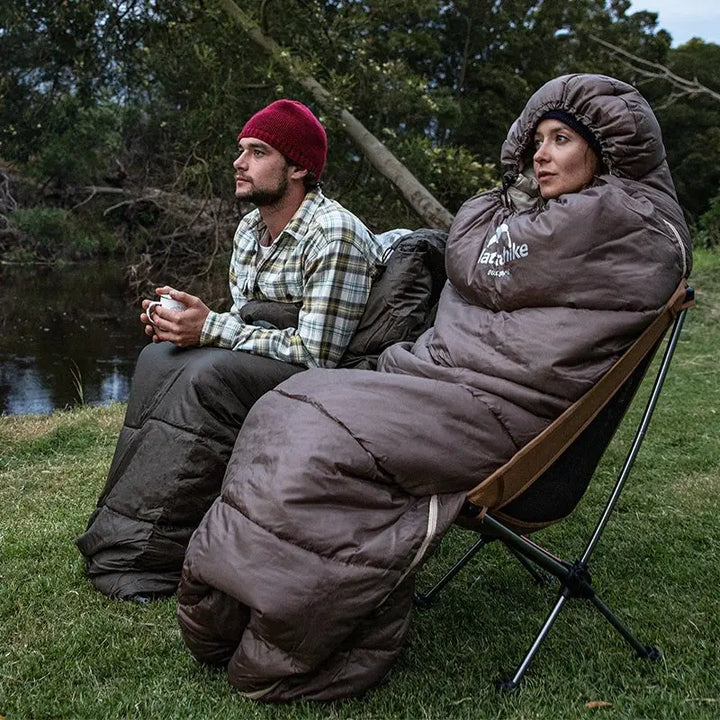 Mummy Sleeping Bag - AlpineTrail-Gray-Nora Luxe