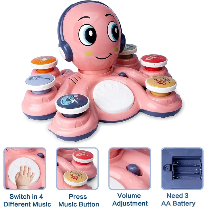 Music and Dance Fun for Young Musicians - GroovyPus-Blue-Nora Luxe