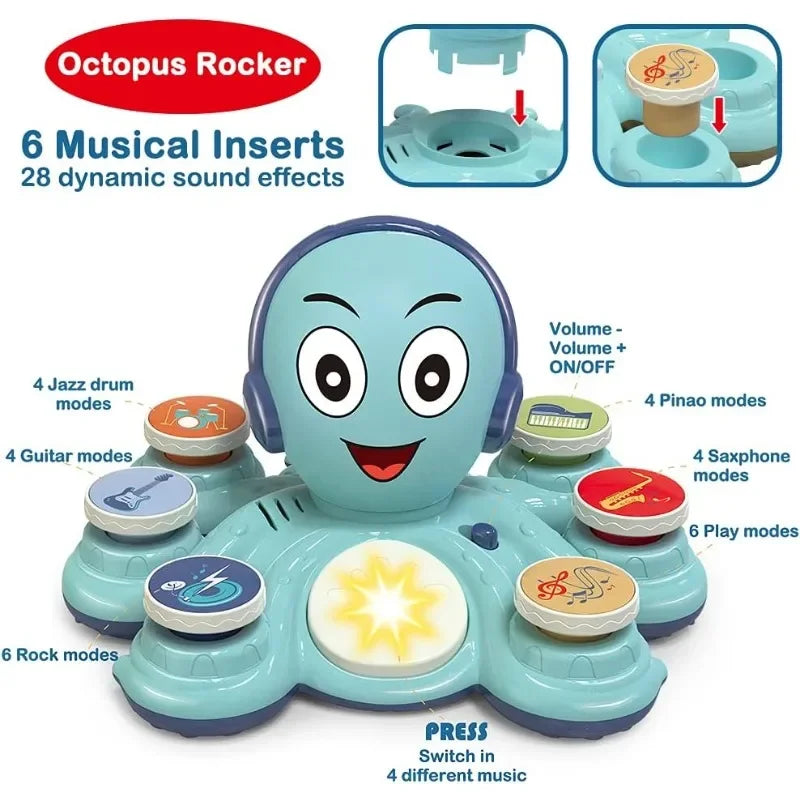 Music and Dance Fun for Young Musicians - GroovyPus-Blue-Nora Luxe