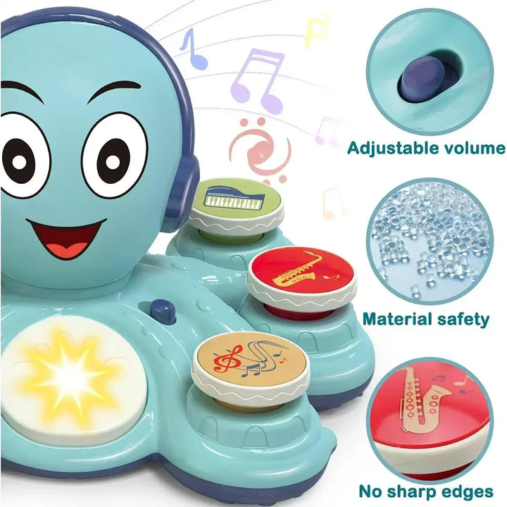 Music and Dance Fun for Young Musicians - GroovyPus-Blue-Nora Luxe