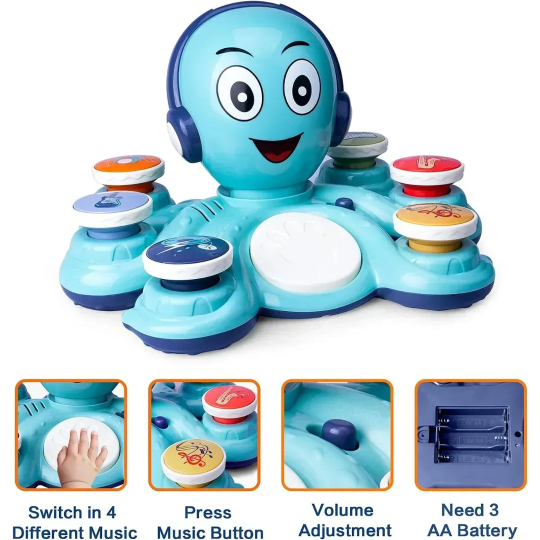 Music and Dance Fun for Young Musicians - GroovyPus-Blue-Nora Luxe
