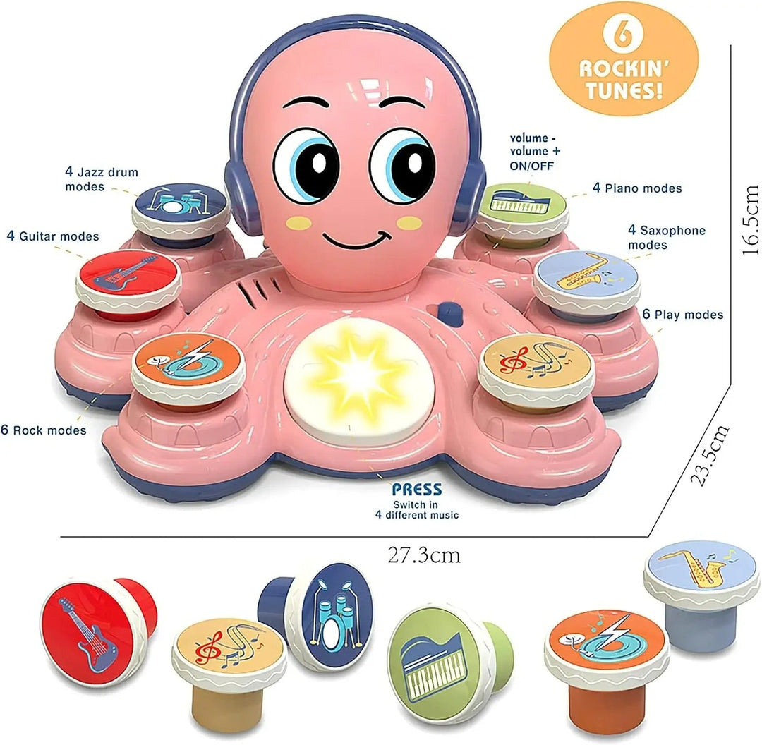Music and Dance Fun for Young Musicians - GroovyPus-Blue-Nora Luxe
