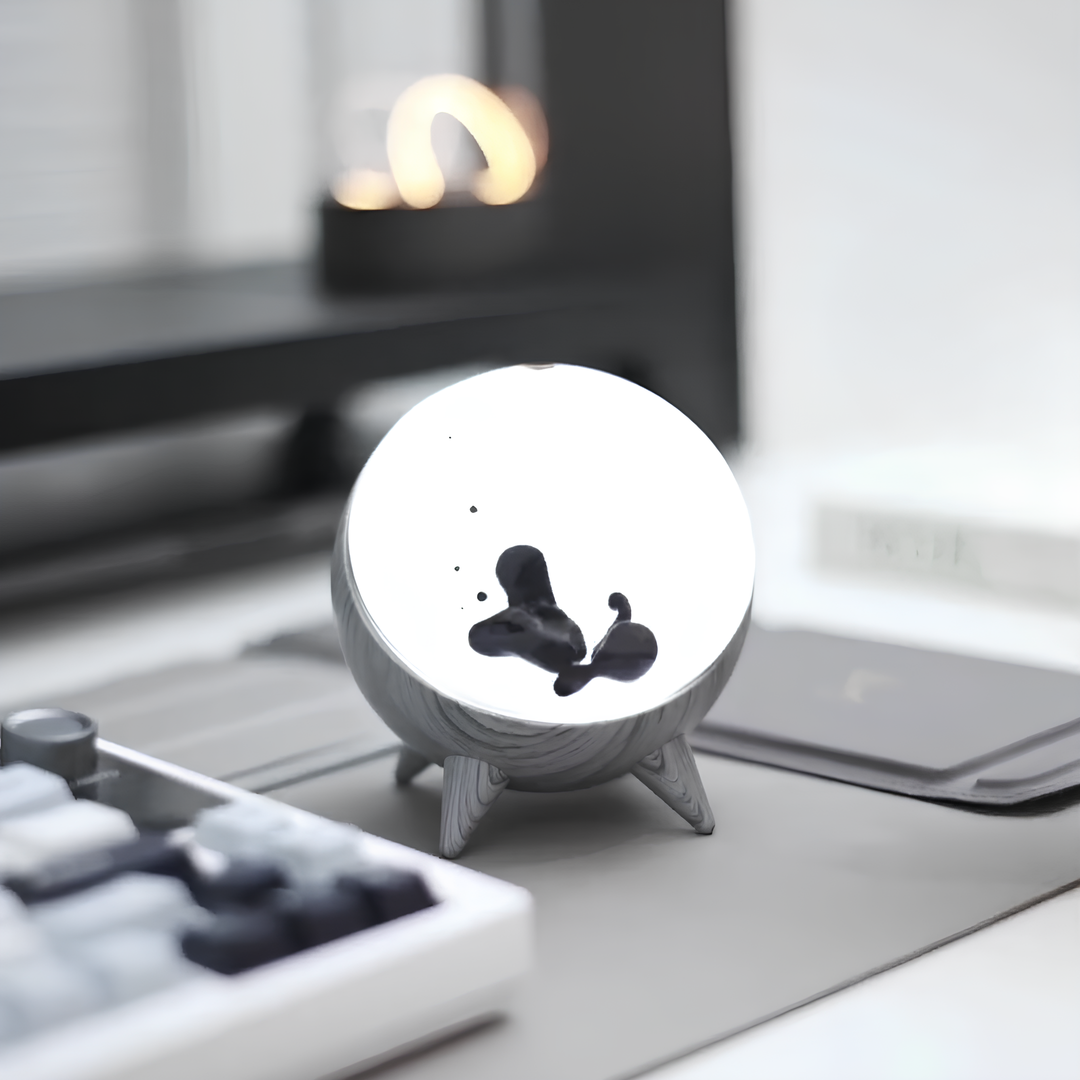 Music-Reactive Ferrofluid Display - MagnePulse-Grey-Nora Luxe