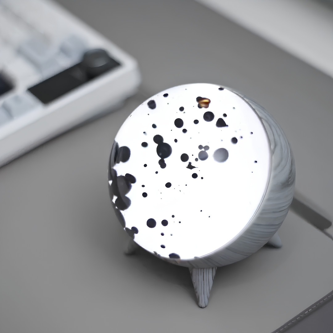 Music-Reactive Ferrofluid Display - MagnePulse-White-Nora Luxe