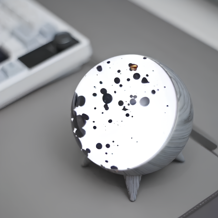 Music-Reactive Ferrofluid Display - MagnePulse-White-Nora Luxe