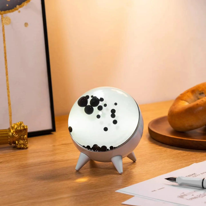 Music-Reactive Ferrofluid Display - MagnePulse-White-Nora Luxe