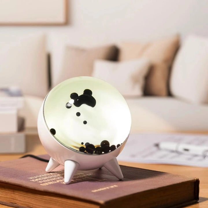 Music-Reactive Ferrofluid Display - MagnePulse-White-Nora Luxe