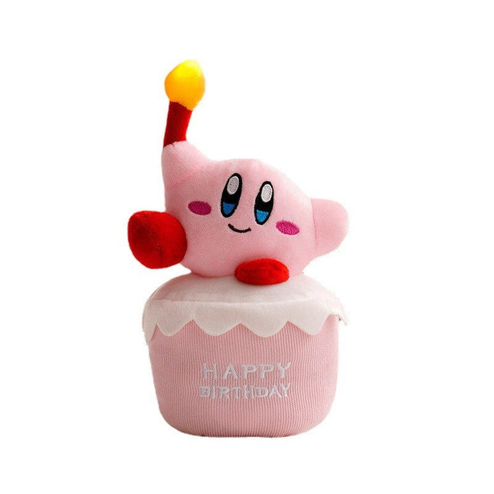 Musical Birthday Cake Plush Toy with Light and Sound - GlowCake-Kirby-Nora Luxe