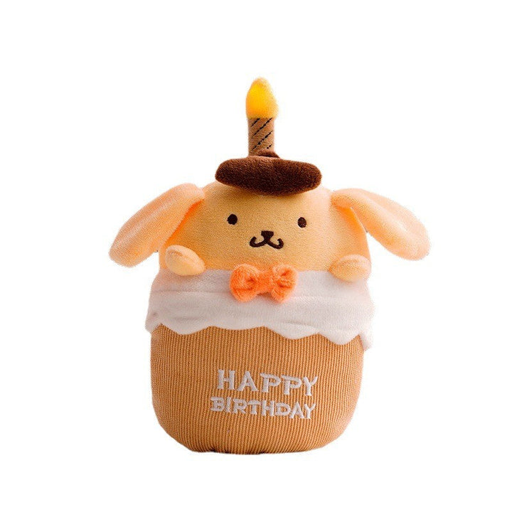 Musical Birthday Cake Plush Toy with Light and Sound - GlowCake-Pom Pom Purin-Nora Luxe