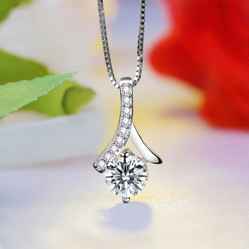 MY SOULMATE CRYSTAL NECKLACE-Nora Luxe