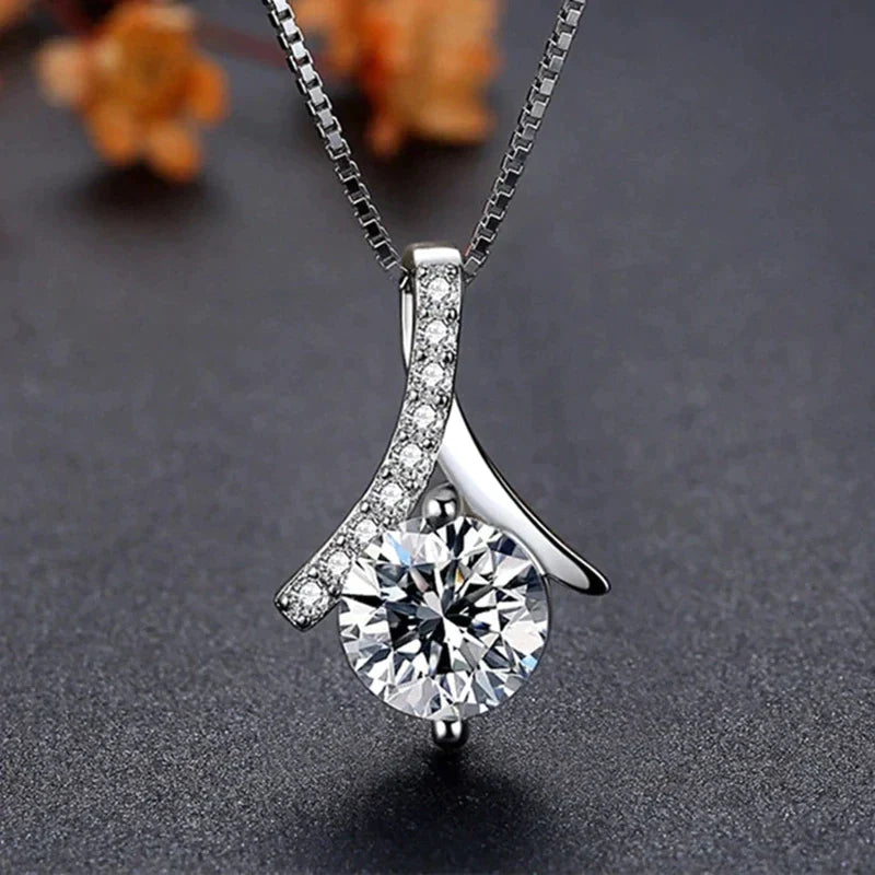 MY SOULMATE CRYSTAL NECKLACE-Nora Luxe