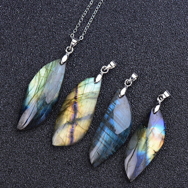 Natural Energy Stone Pendant Necklace-Nora Luxe