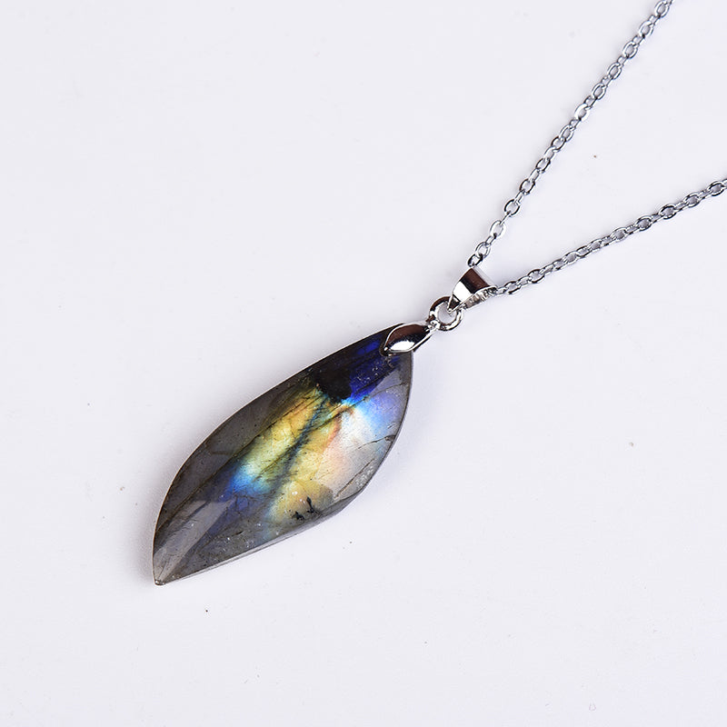 Natural Energy Stone Pendant Necklace-Nora Luxe