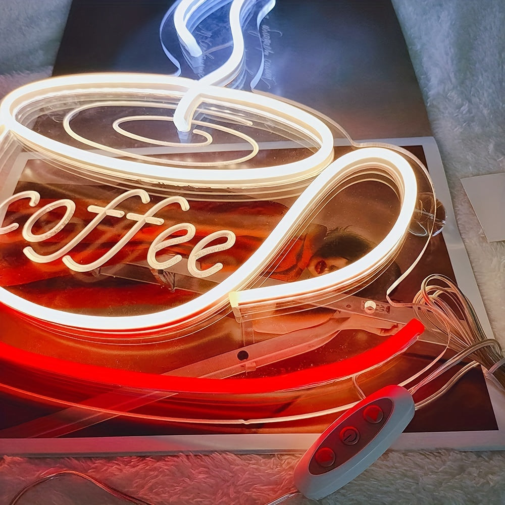 Neon Coffee Lamp for Wall Decoration - Nina-Nora Luxe