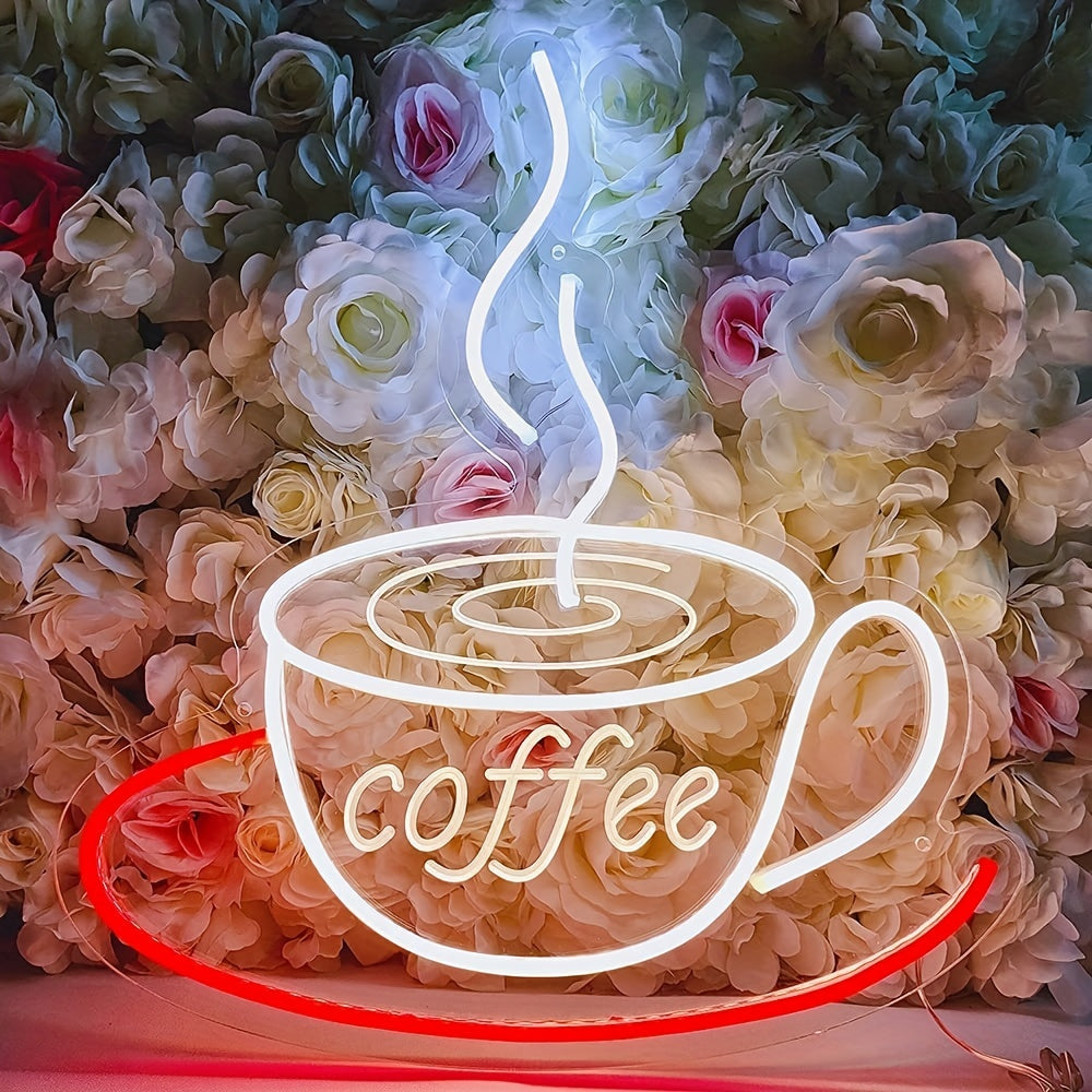 Neon Coffee Lamp for Wall Decoration - Nina-Nora Luxe