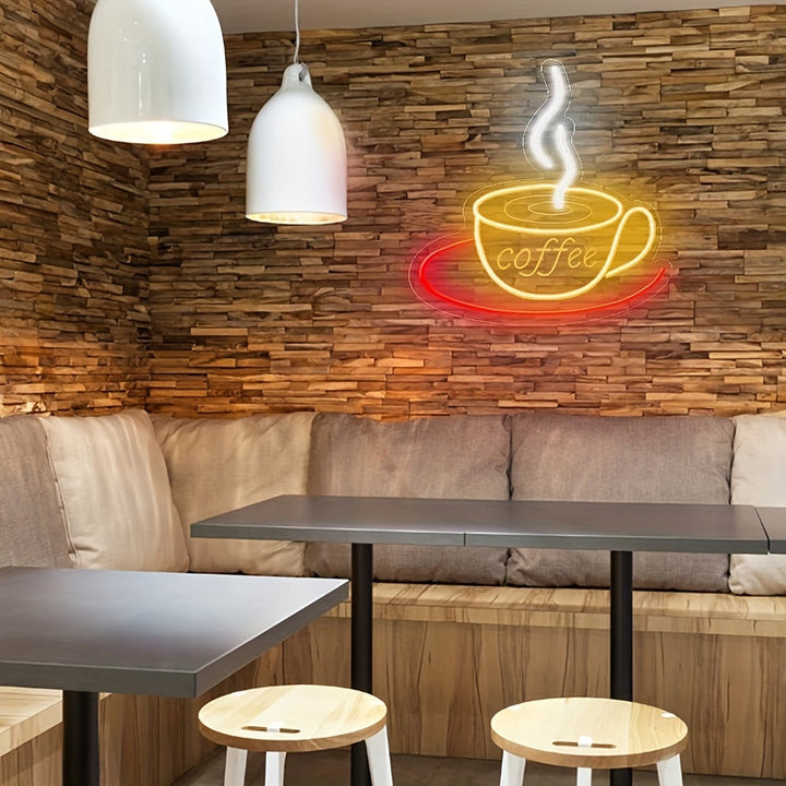 Neon Coffee Lamp for Wall Decoration - Nina-Nora Luxe