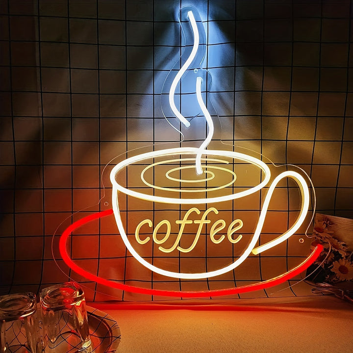 Neon Coffee Lamp for Wall Decoration - Nina-Nora Luxe