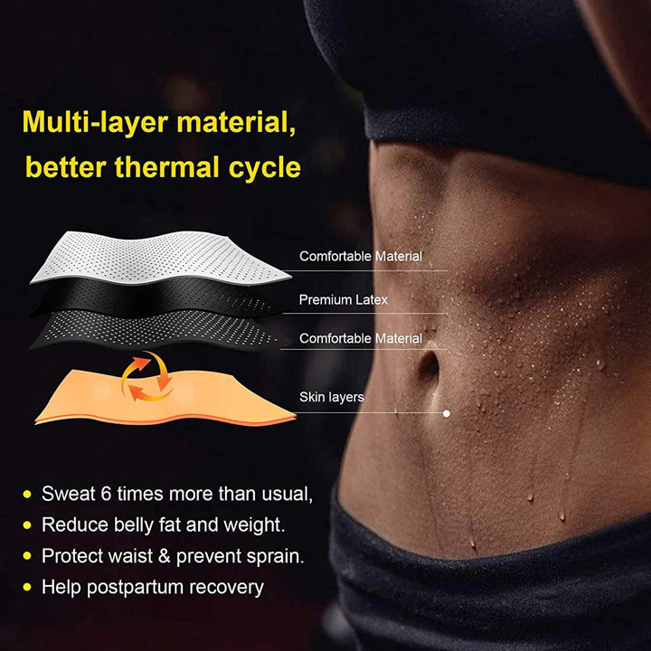 Neoprene Waist Trainer - SweatPro-S-Nora Luxe