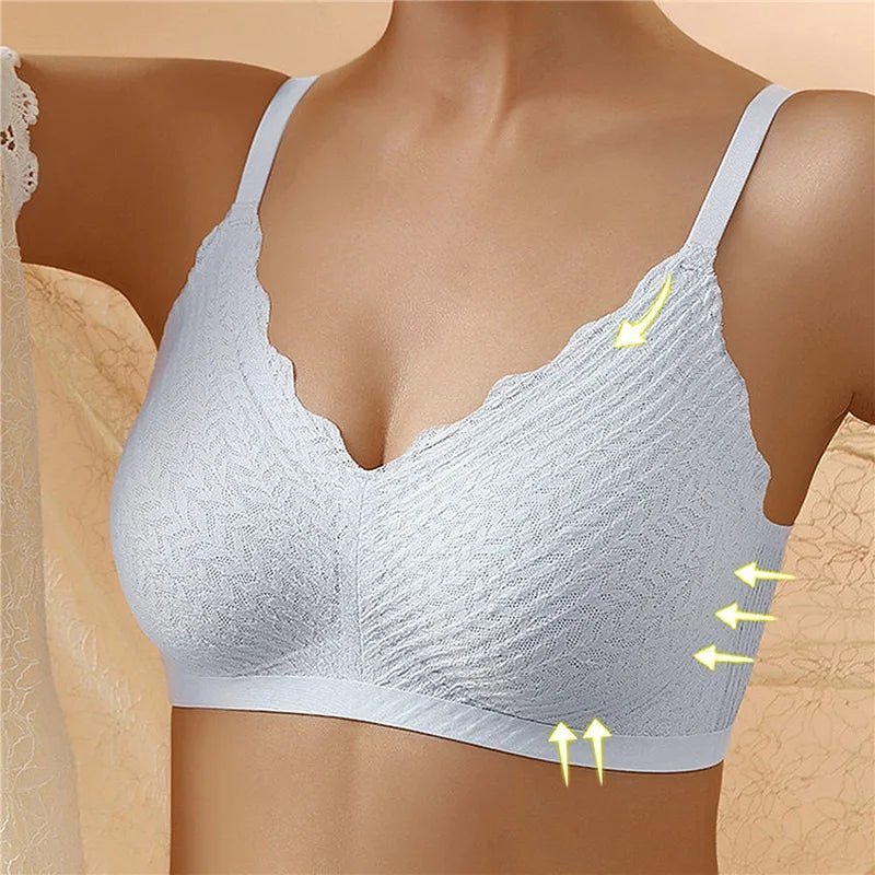 Non-padded bra – Camille-Blue-M-Nora Luxe