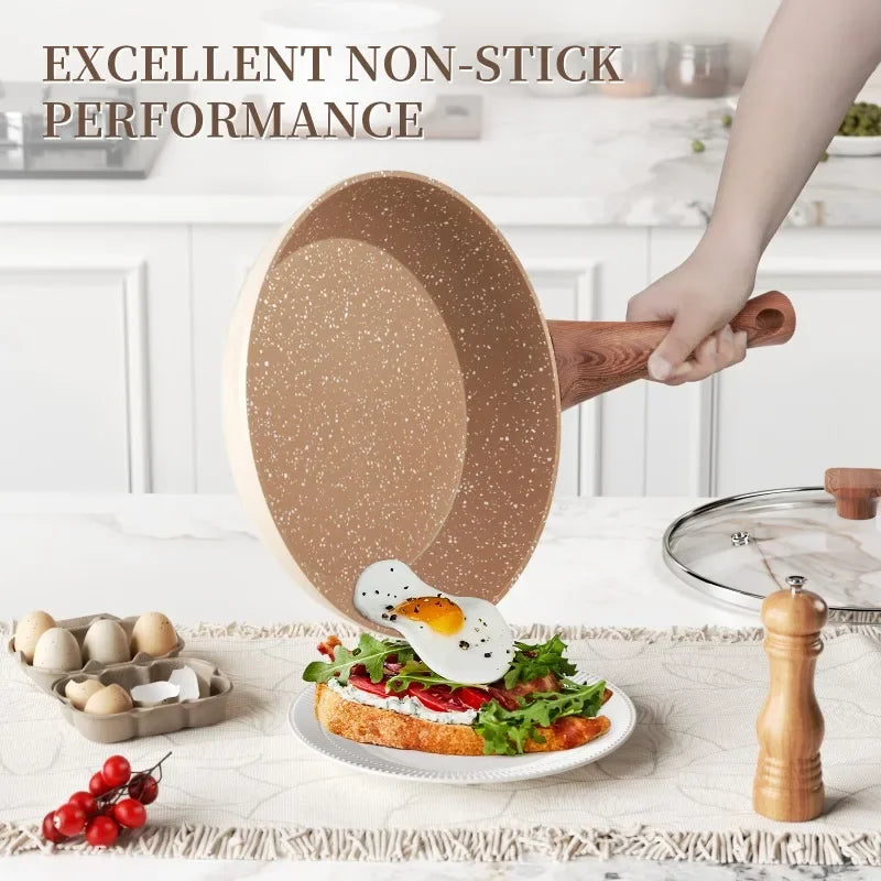 Non-Stick Frying Pan - GranitePro-7.87 inches-Nora Luxe