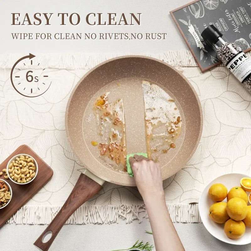 Non-Stick Frying Pan - GranitePro-7.87 inches-Nora Luxe