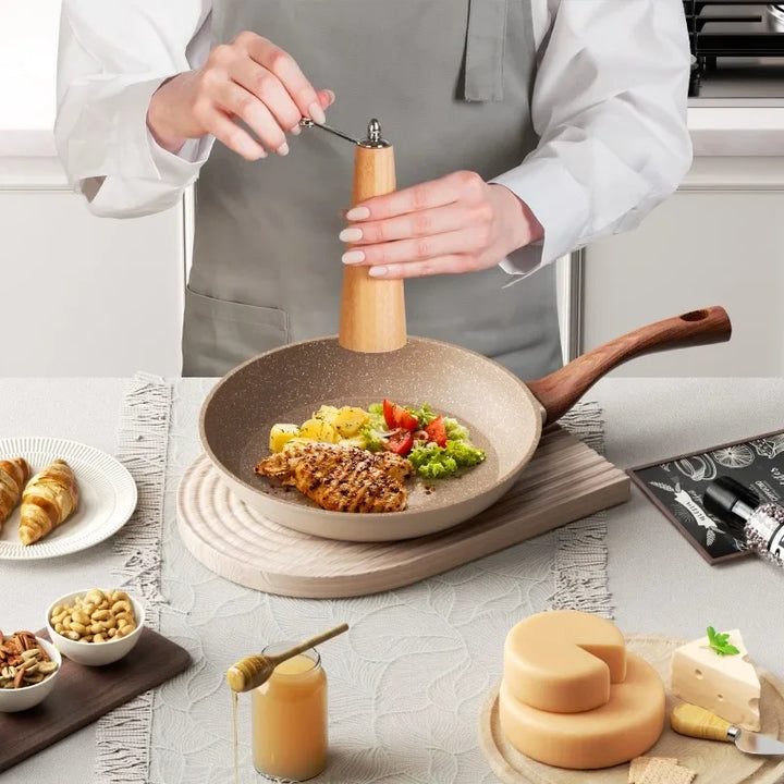 Non-Stick Frying Pan - GranitePro-7.87 inches-Nora Luxe