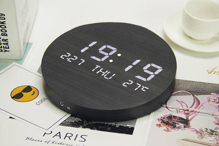 Nordic Inspired Wall Clock - Svenna-Black-Nora Luxe