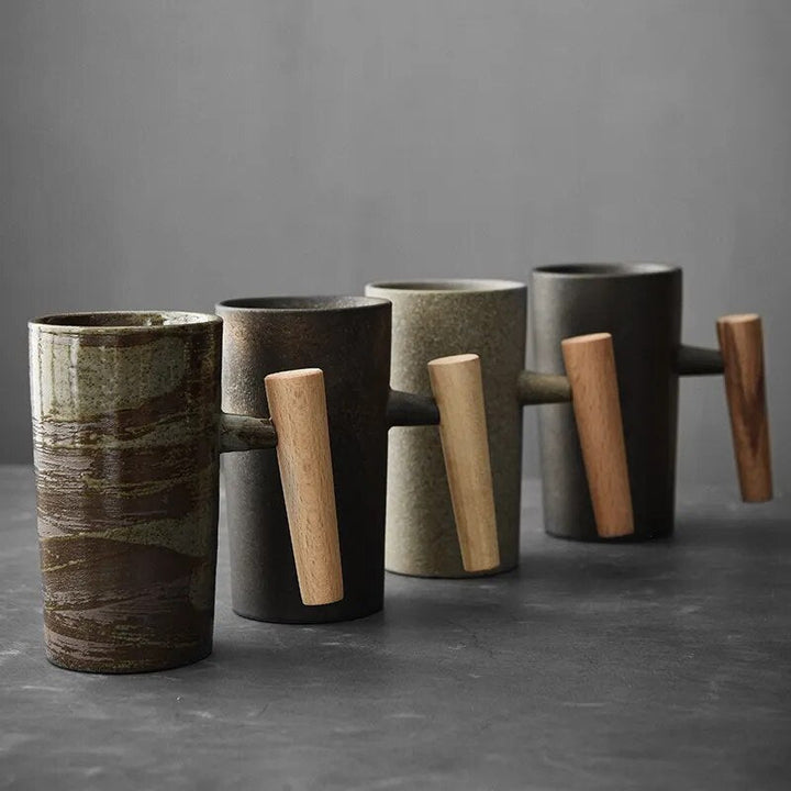 Nordic Latte Mugs with Earthy Design - NatureSip-Onyx-Some Mug-Nora Luxe