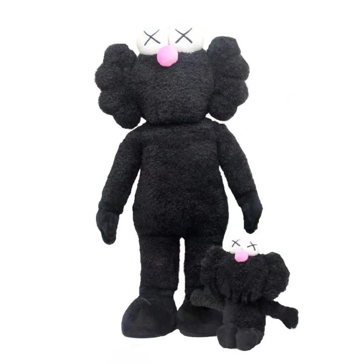 Original Art Plush Toy and Play Figure - ArtBuddy Dissecto-Black-15.75 inches-Nora Luxe