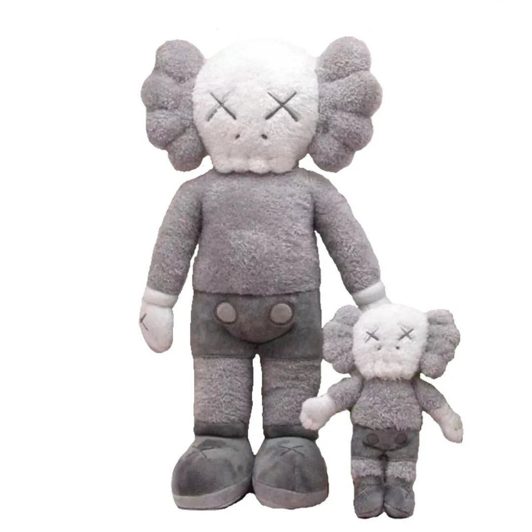 Original Art Plush Toy and Play Figure - ArtBuddy Dissecto-Gray-15.75 inches-Nora Luxe