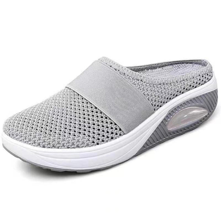 Orthopaedic Air Cushion Shoes - OrthoAir-Light grey-2-Nora Luxe