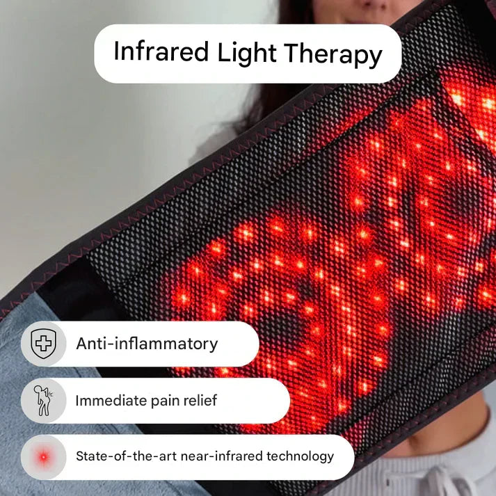Orthopaedic Back Band with Infrared Therapy - ThermaLum-Nora Luxe