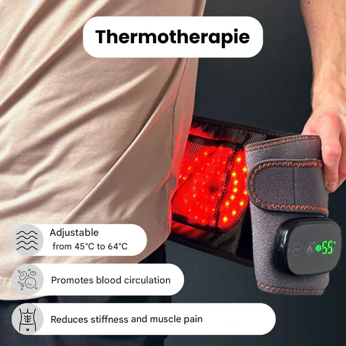 Orthopaedic Back Band with Infrared Therapy - ThermaLum-Nora Luxe