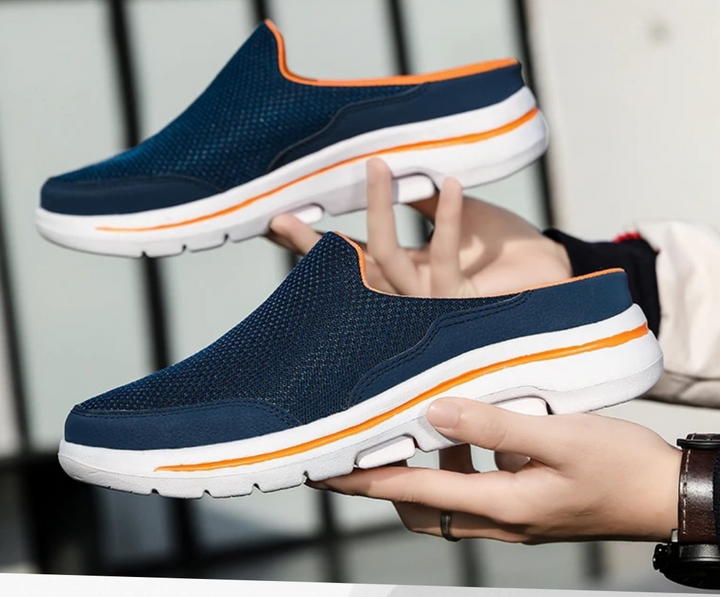 Orthopaedic barefoot comfort shoes for men – Marlon-Blue-5.5-Nora Luxe