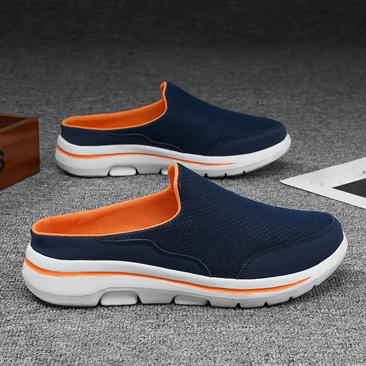 Orthopaedic barefoot comfort shoes for men – Marlon-Blue-5.5-Nora Luxe