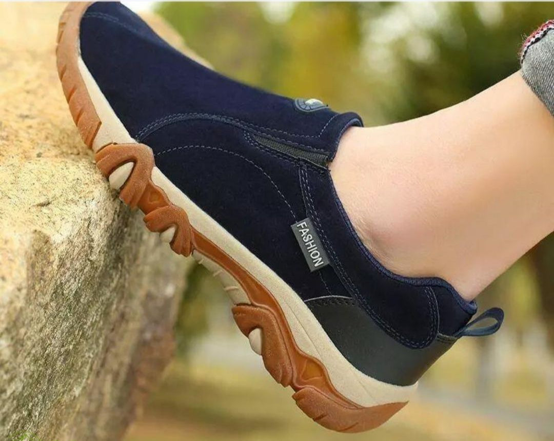 Orthopaedic barefoot comfort shoes – Noa-Blue-3-Nora Luxe