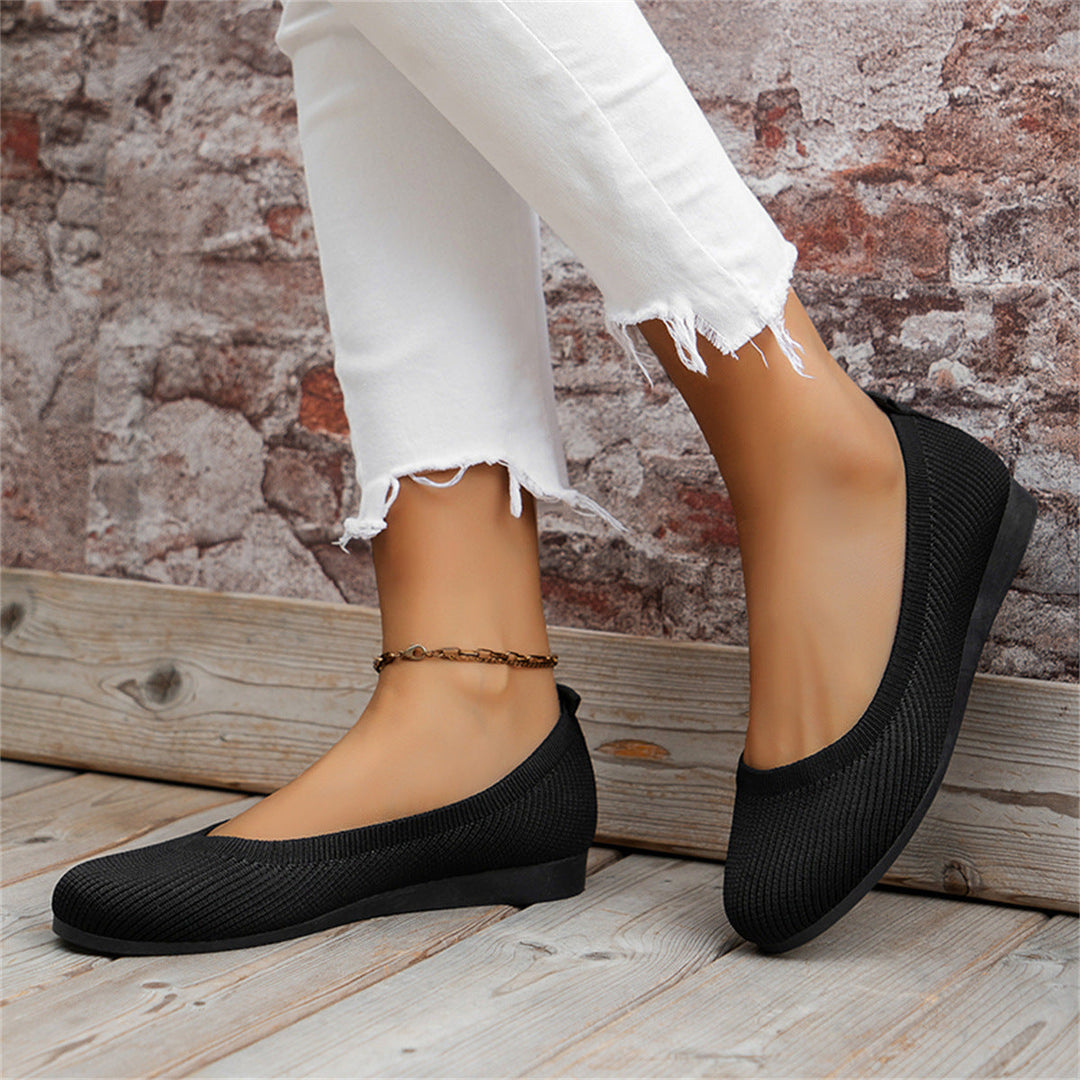 Orthopaedic comfort ballerinas – Camille-Black-3-Nora Luxe