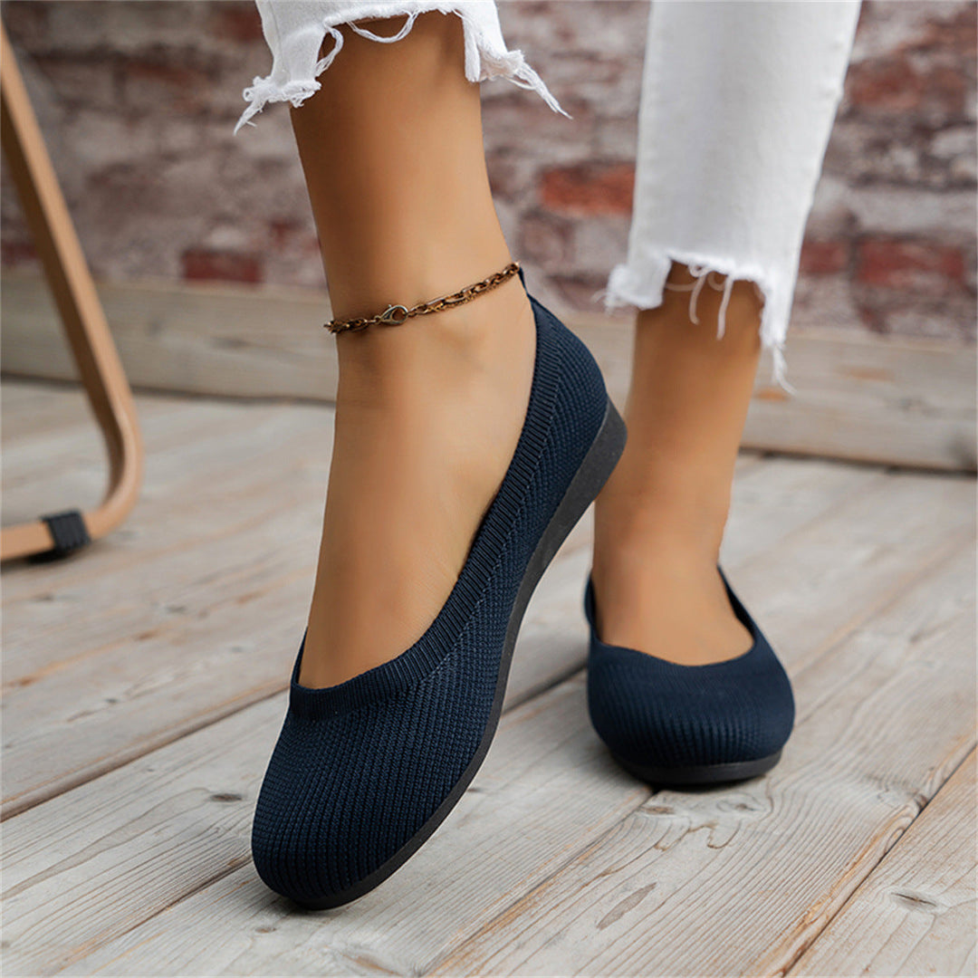 Orthopaedic comfort ballerinas – Camille-Blue-3-Nora Luxe