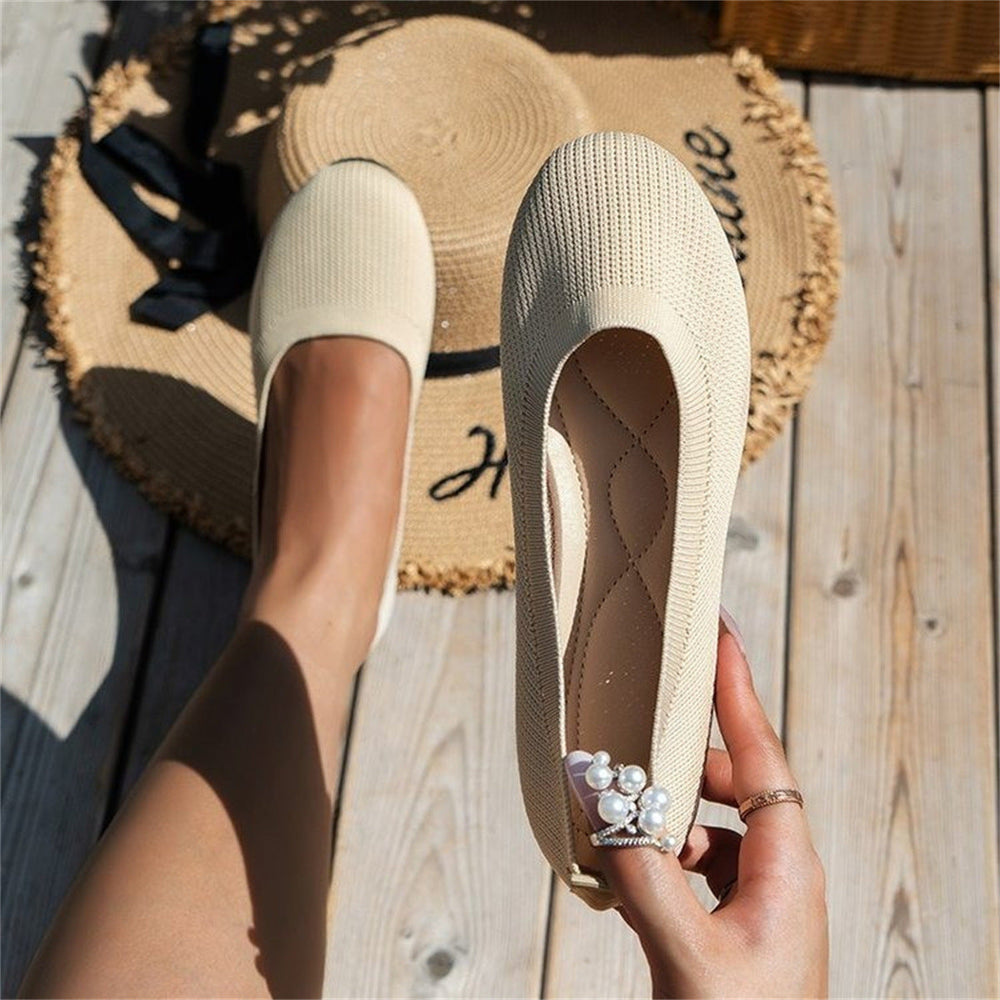 Orthopaedic comfort ballerinas – Camille-White-3-Nora Luxe