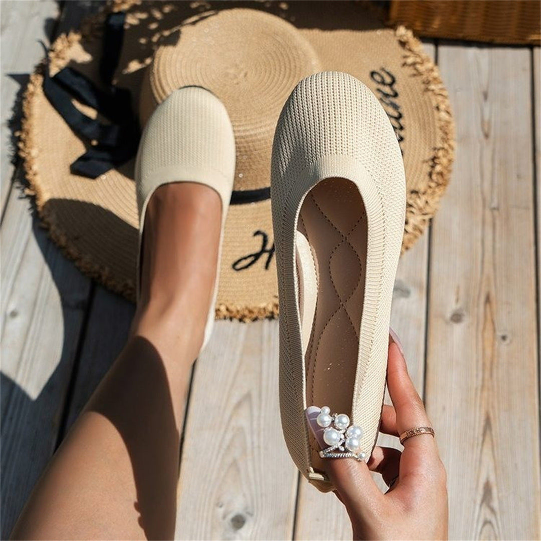 Orthopaedic comfort ballerinas – Camille-White-3-Nora Luxe