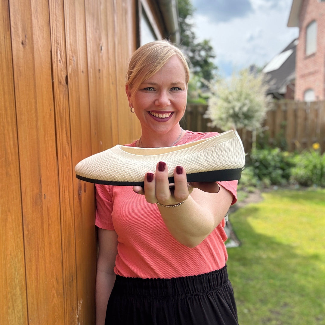 Orthopaedic Comfort Ballerinas – Melina-Velvet black-4-Nora Luxe