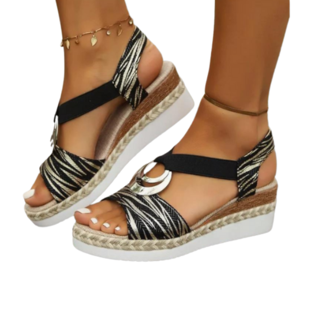 Orthopaedic comfort sandals for women – Clarissa-Black-3-Nora Luxe
