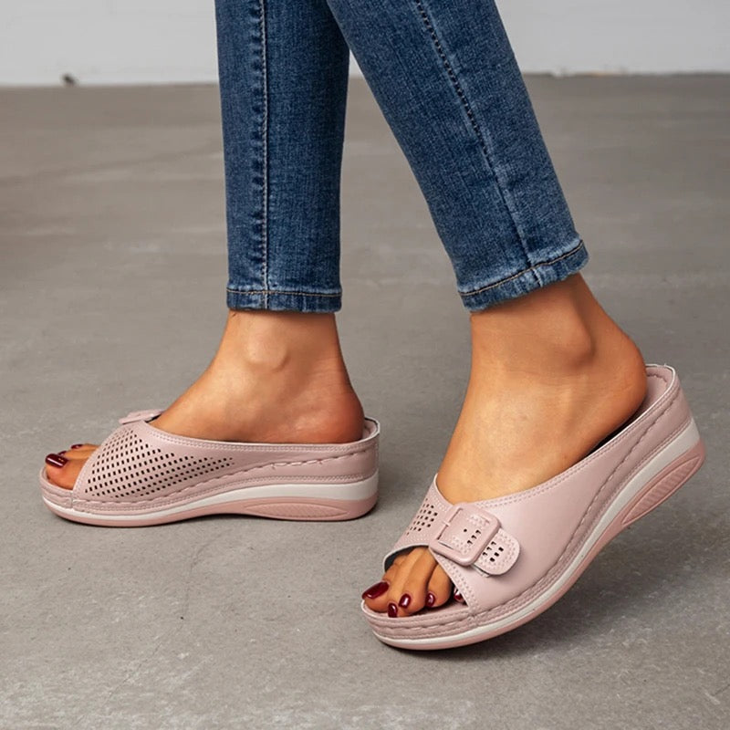 Orthopaedic comfort shoes for women - Lorena-Black-3-Nora Luxe