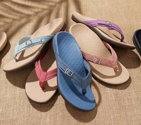 Orthopaedic Dam Sandals with EVA Insole – Amélie-Pink-3-State of Style