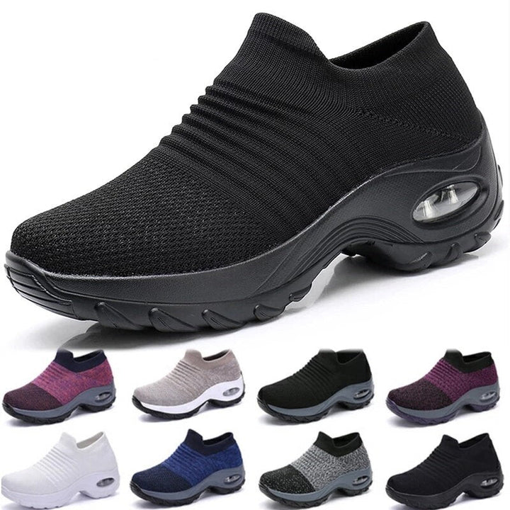 Orthopaedic Hypersoft Running Shoes for Women – Eliana-Black-4.5-Nora Luxe