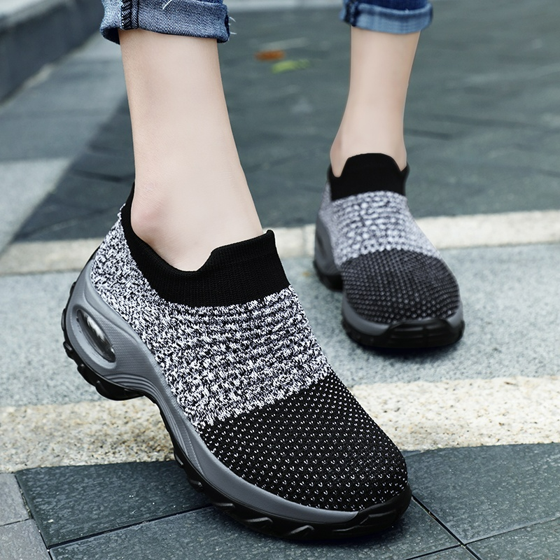 Orthopaedic Hypersoft Running Shoes for Women – Eliana-Gray-4.5-Nora Luxe