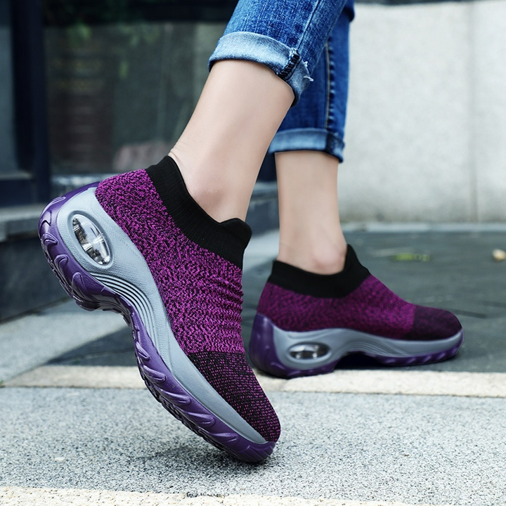 Orthopaedic Hypersoft Running Shoes for Women – Eliana-Purple-4.5-Nora Luxe