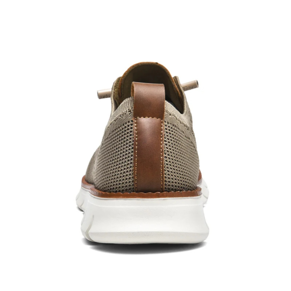 Orthopaedic Knitted Men's Sneakers – Bram-7-White-The Livary